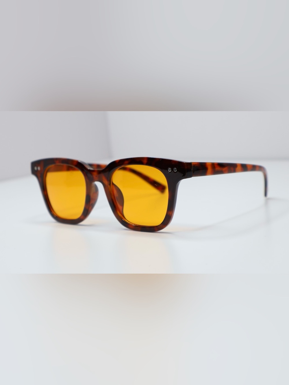 Tortoiseshell Sunglasses with Amber Lenses - Men's Accessories